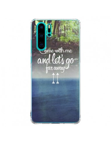 Coque Huawei P30 Pro Let's Go Far Away Forest Foret - Eleaxart