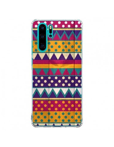 Coque Huawei P30 Pro Mexican Triangle Aztec Azteque - Eleaxart