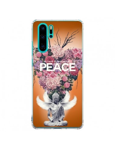 Coque Huawei P30 Pro Peace Fleurs Buddha - Eleaxart