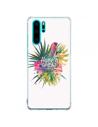 Coque Huawei P30 Pro Have a great summer Ete Perroquet Parrot - Eleaxart