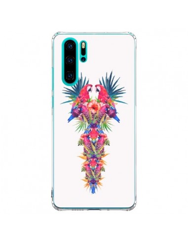 Coque Huawei P30 Pro Parrot Kingdom Royaume Perroquet - Eleaxart