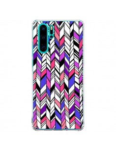 Coque Huawei P30 Pro Graphic Azteque Rose Violet -  Léa...