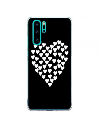 Coque Huawei P30 Pro Coeur en coeurs blancs - Project M