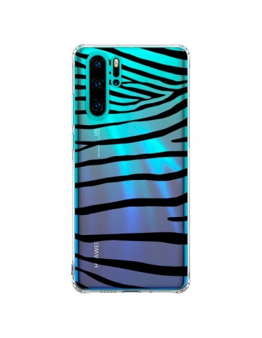 Coque Huawei P30 Pro Zebre Zebra Noir Transparente - Project M