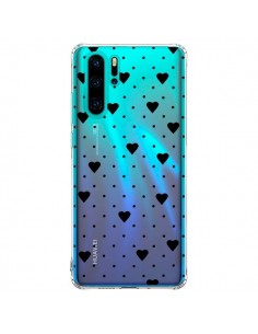 Coque Huawei P30 Pro Point Coeur Noir Pin Point Heart...