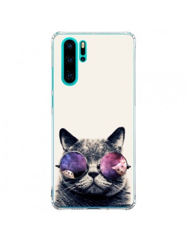 Coque Huawei P30 Pro Chat à lunettes - Gusto NYC