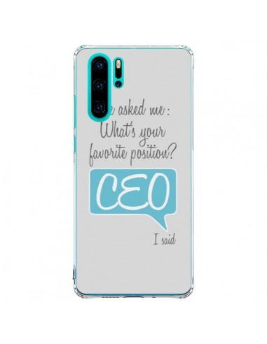 Coque Huawei P30 Pro What's your favorite position CEO I said, bleu - Shop Gasoline