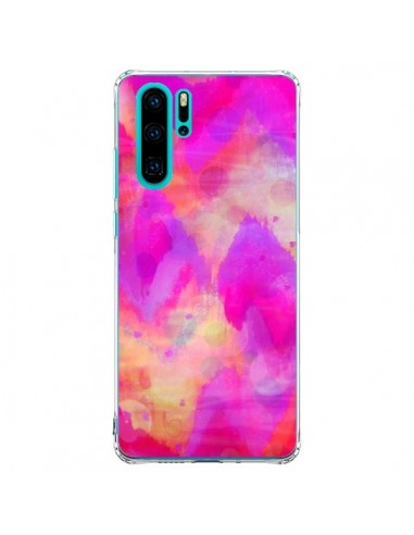 Coque Huawei P30 Pro Coeur Tribal Rose - Ebi Emporium