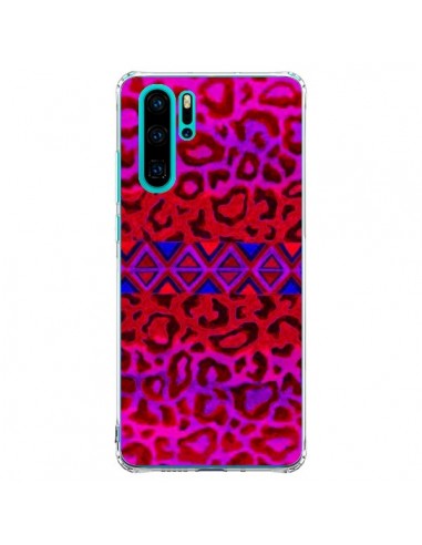 Coque Huawei P30 Pro Tribal Leopard Rouge - Ebi Emporium