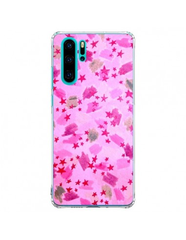 Coque Huawei P30 Pro Stars Etoiles Roses - Ebi Emporium