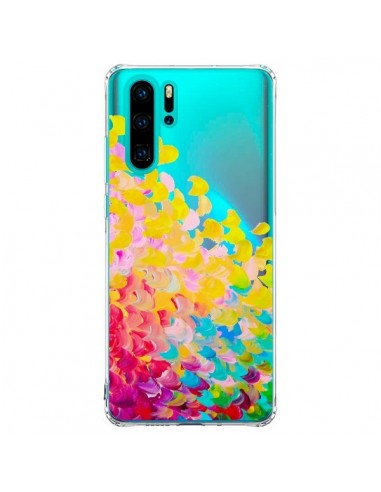 Coque Huawei P30 Pro Creation in Color Jaune Yellow Transparente - Ebi Emporium