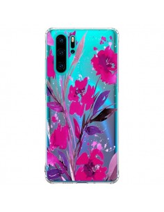 Coque Huawei P30 Pro Roses Fleur Flower Transparente -...