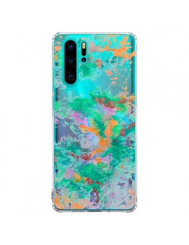 Coque Huawei P30 Pro Mermaid Sirene Fleur Flower Transparente - Ebi Emporium