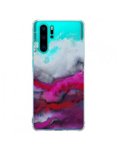 Coque Huawei P30 Pro Winter Waves Vagues Hiver Transparente - Ebi Emporium