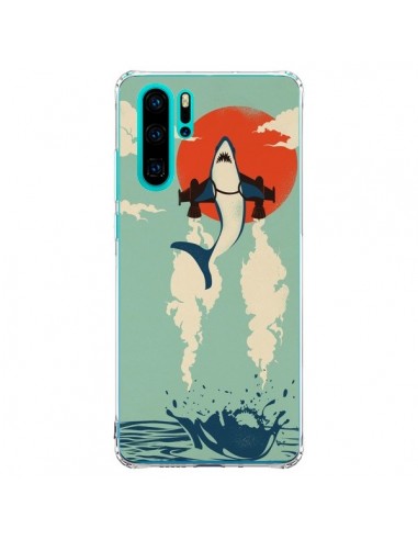 Coque Huawei P30 Pro Requin Avion Volant - Jay Fleck