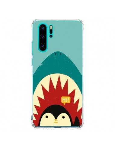 Coque Huawei P30 Pro Pingouin Requin - Jay Fleck