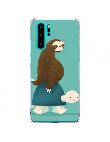 Coque Huawei P30 Pro Tortue Taxi Singe Slow Ride - Jay Fleck