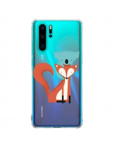 Coque Huawei P30 Pro Renard et Koala Love Transparente -...