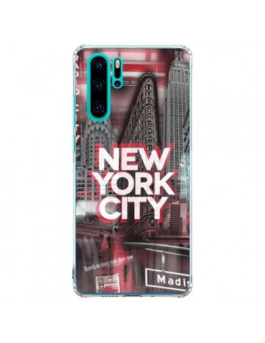 Coque Huawei P30 Pro New York City Rouge - Javier Martinez