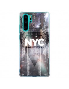 Coque Huawei P30 Pro I Love New York City Violet - Javier...