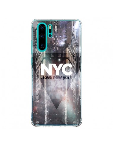 Coque Huawei P30 Pro I Love New York City Violet - Javier Martinez