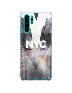 Coque Huawei P30 Pro I Love New York City Orange - Javier...