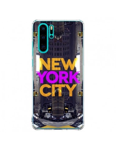 Coque Huawei P30 Pro New York City Orange Violet - Javier Martinez