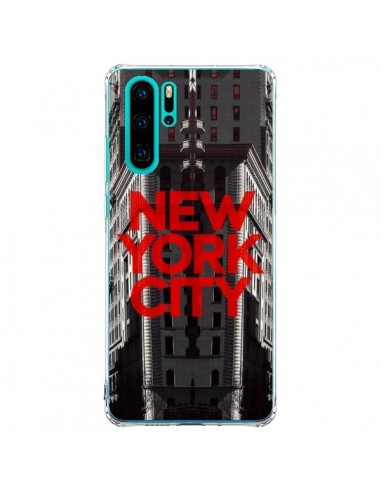 Coque Huawei P30 Pro New York City Rouge - Javier Martinez