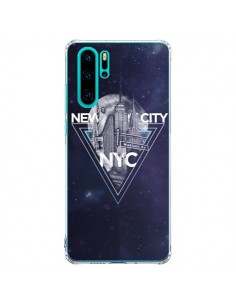 Coque Huawei P30 Pro New York City Triangle Bleu - Javier...