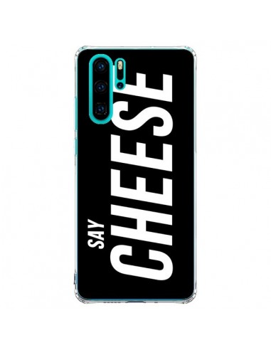 Coque Huawei P30 Pro Say Cheese Smile Noir - Jonathan Perez