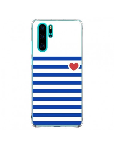 Coque Huawei P30 Pro Mariniere Coeur - Jonathan Perez