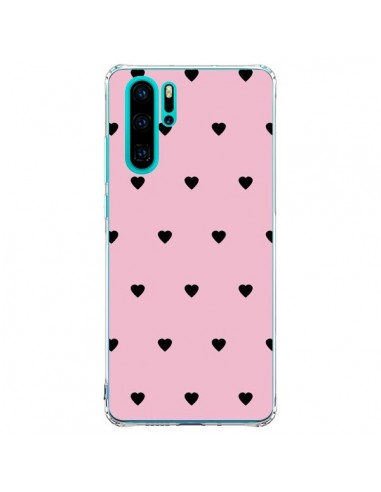 Coque Huawei P30 Pro Coeurs Roses - Jonathan Perez