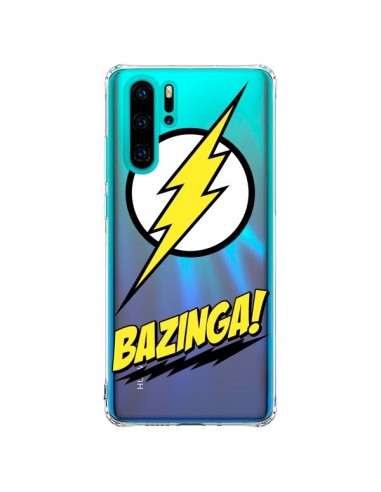 Coque Huawei P30 Pro Bazinga Sheldon The Big Bang Thoery Transparente - Jonathan Perez