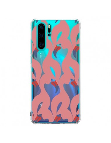 Coque Huawei P30 Pro Flamant Rose Flamingo Transparente - Dricia Do