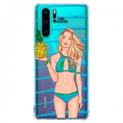 Coque Huawei P30 Pro Malibu Ananas Plage Ete Bleu...
