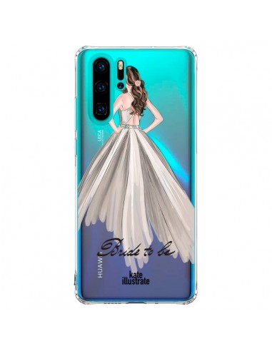 Coque Huawei P30 Pro Bride To Be Mariée Mariage Transparente - kateillustrate