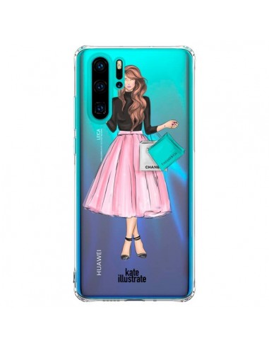 Coque Huawei P30 Pro Shopping Time Transparente - kateillustrate