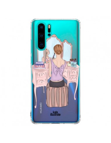 Coque Huawei P30 Pro Vanity Coiffeuse Make Up Transparente - kateillustrate