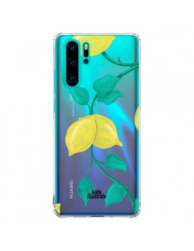 Coque Huawei P30 Pro Lemons Citrons Transparente - kateillustrate