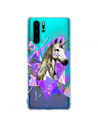 Coque Huawei P30 Pro Licorne Unicorn Azteque Transparente - Kris Tate