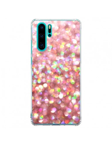 Coque Huawei P30 Pro Paillettes Pinkalicious - Lisa Argyropoulos