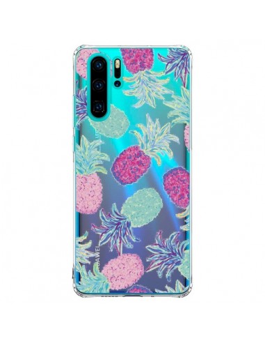 Coque Huawei P30 Pro Ananas Pineapple Fruit Ete Summer Transparente - Lisa Argyropoulos