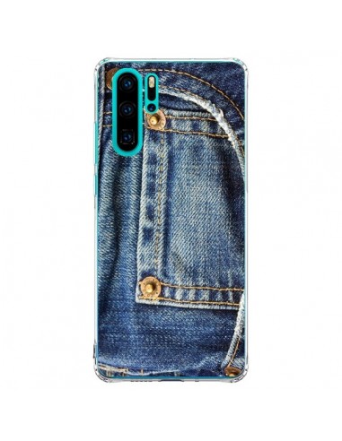 Coque Huawei P30 Pro Jean Bleu Vintage - Laetitia