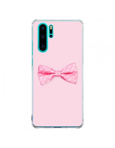 Coque Huawei P30 Pro Noeud Papillon Rose Girly Bow Tie - Laetitia