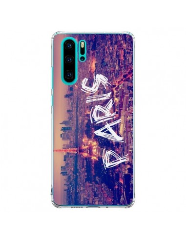 Coque Huawei P30 Pro Paris Tour Eiffel Tower Nuit - Laetitia