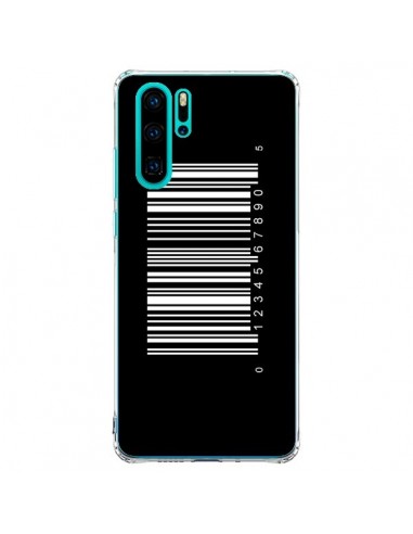 Coque Huawei P30 Pro Code Barres Blanc - Laetitia