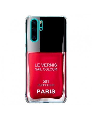 Coque Huawei P30 Pro Vernis Paris Suspicious Rouge - Laetitia