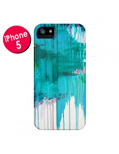 Coque Blue Monsoon pour iPhone 5 - Ebi Emporium