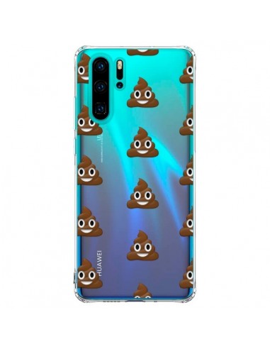 Coque Huawei P30 Pro Shit Poop Emoticone Emoji Transparente - Laetitia