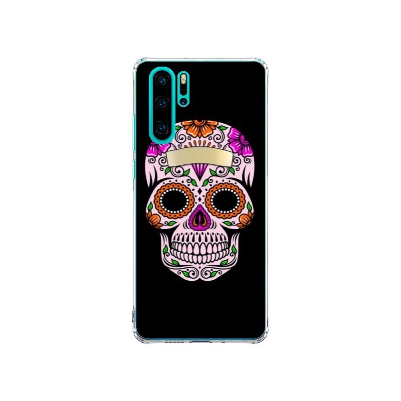 Coque Huawei P30 Pro Tête de Mort Mexicaine Multicolore - Laetitia